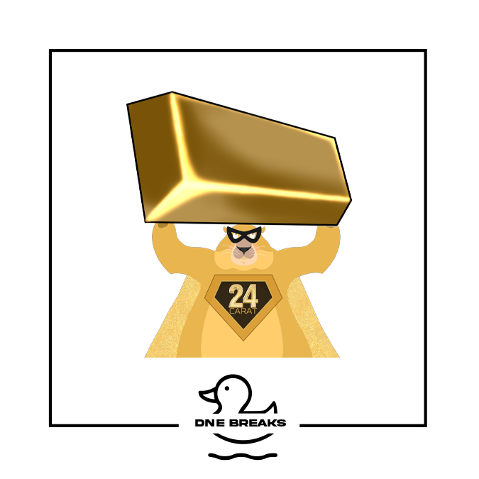 Golden Gopher Pin